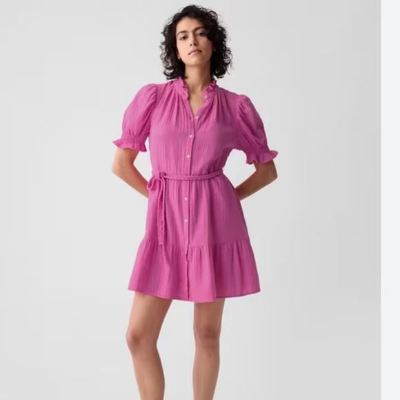 NWOT - Gap Women’s Crinkle Gauze Mini Dress